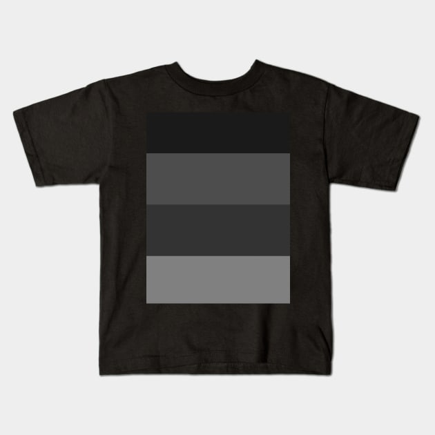 Sophisticated Black Kids T-Shirt by Minimo Creation